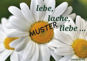 Grußkarte "Lebe, lache, liebe"